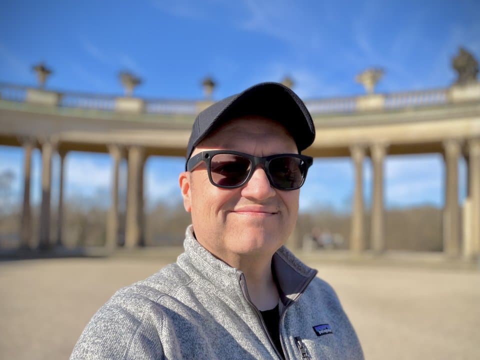 Sanssouci Palace colonnade